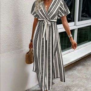 Black and White Summer Dress